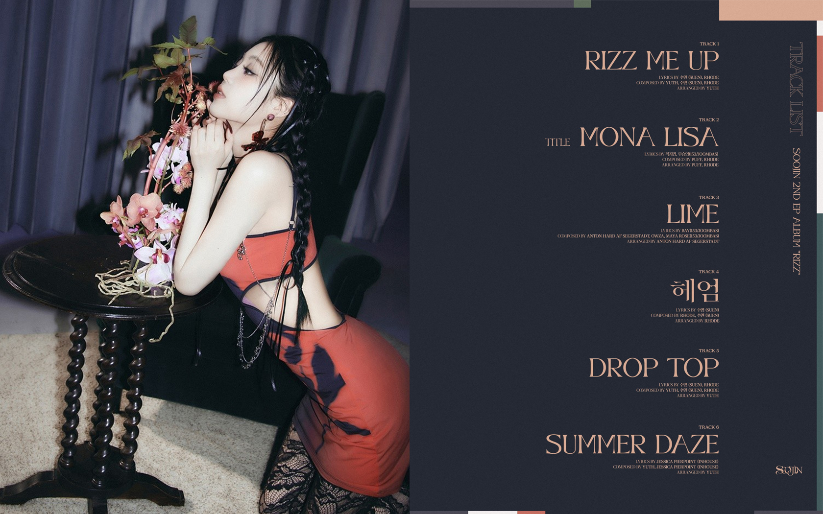 Soojin Brings Out The Tracklist Teaser For Her Solo Comeback With 2nd