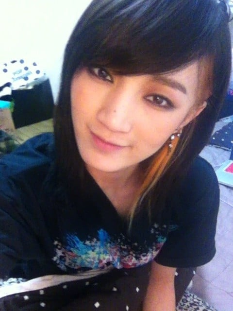 Miss A's Jia shows off her new black hair