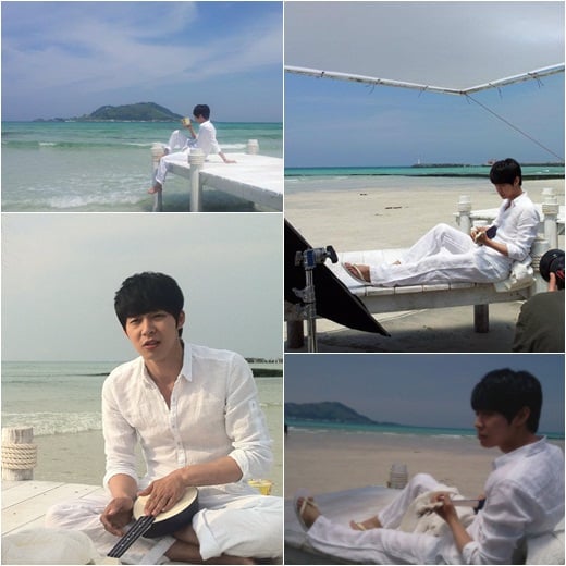 Jyjs Yoochun Spotted Filming A New Cf At Jeju Island Allkpop