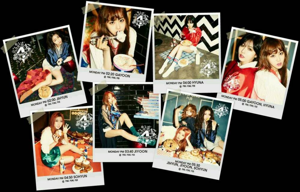 4minute, Jihyun, Gayoon, , HyunA, Sohyun