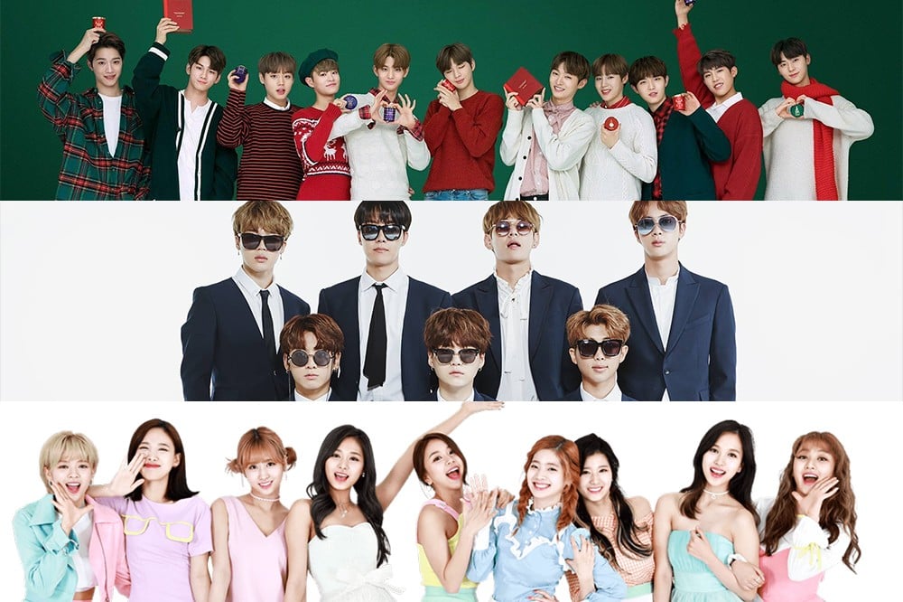 BTS, TWICE, Wanna One