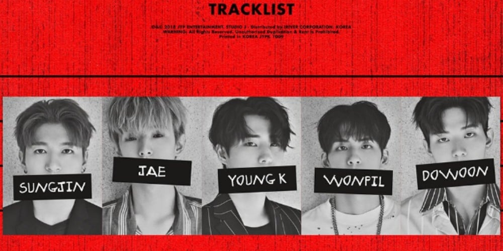 DAY6 release the tracklist for 'Shoot Me' | allkpop