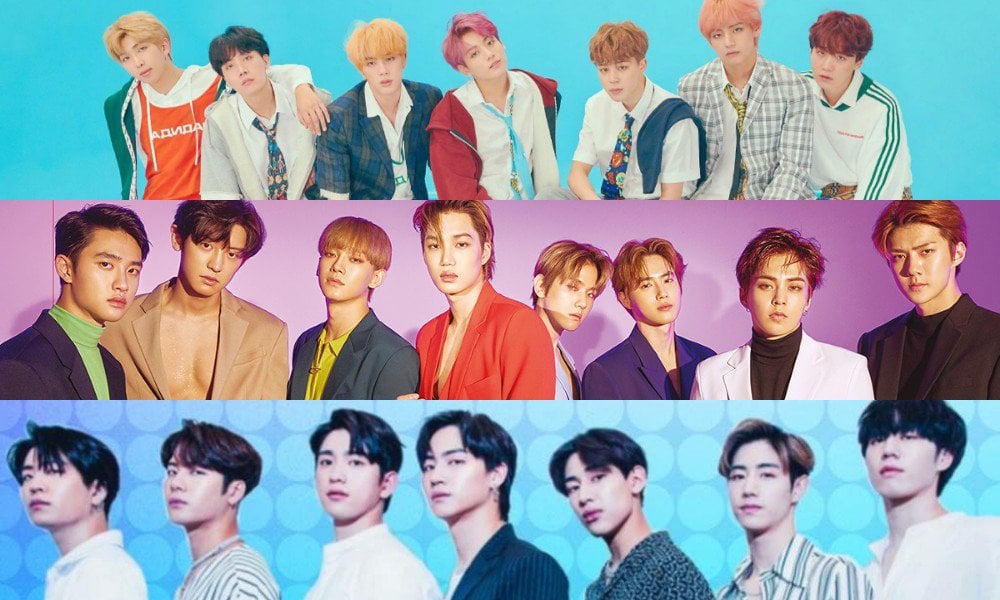 BTS, EXO, and GOT7 nominated for 'Top Social Artist' at the '2019