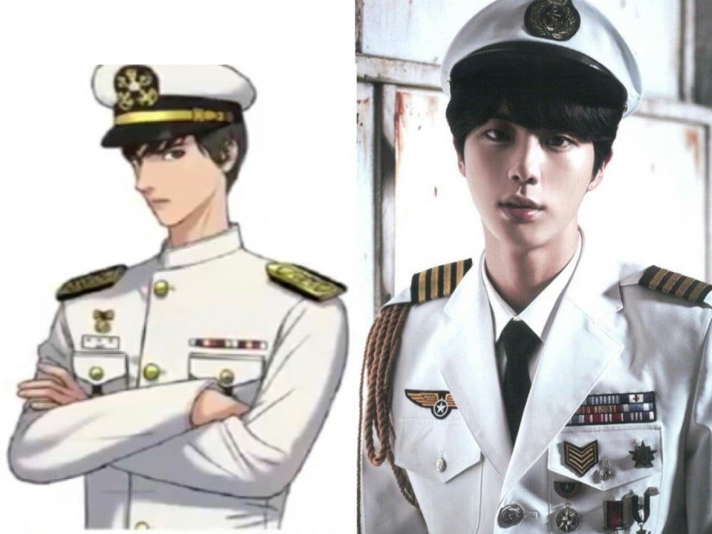 BTS Jin's resemblance to the main character in webtoon 'True Beauty' gains  attention