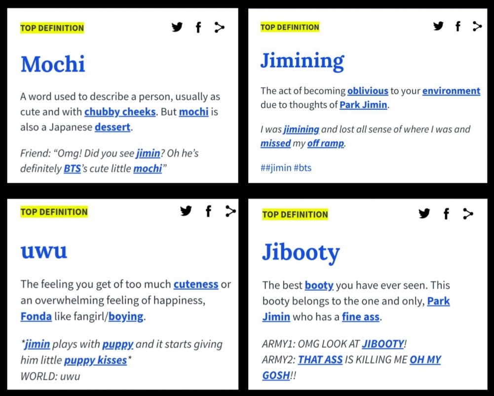 Urban Dictionary has a new definition for BTS Jimin and we agree with