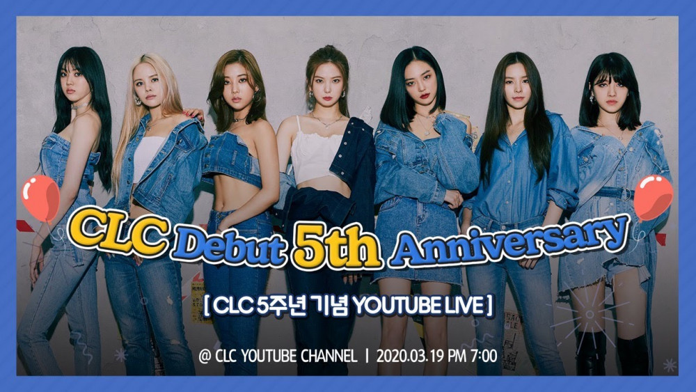 CLC will celebrate their 5th anniversary with a special YouTube live