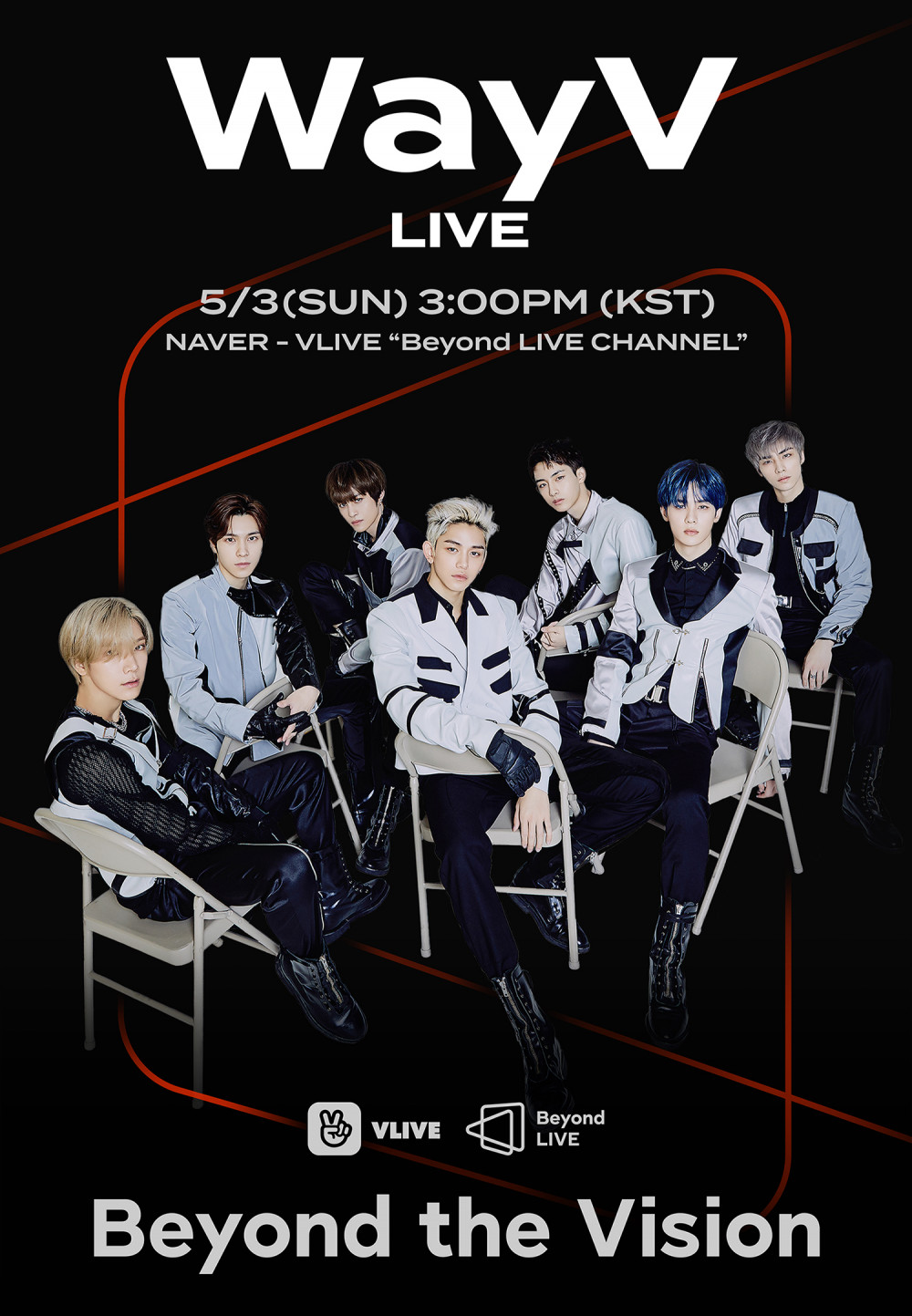 WayV release a sleek poster for their 'Beyond LIVE' concert