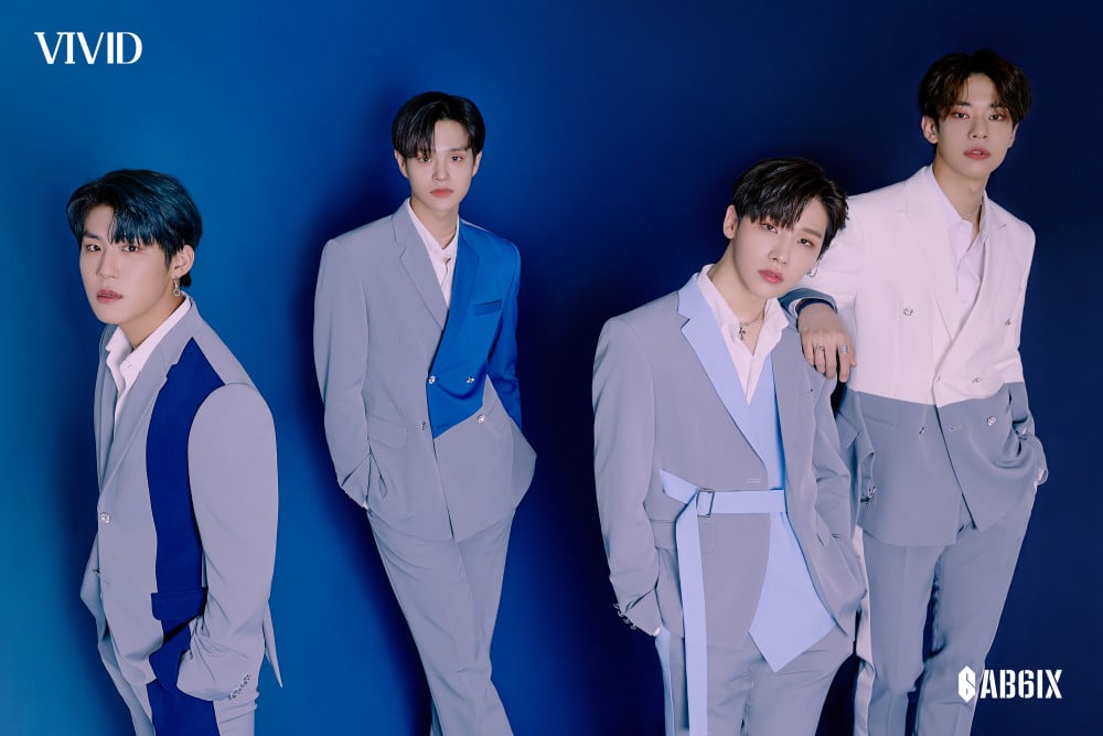 AB6IX reveal their bright faces in new 4-member version 'Vivid ...