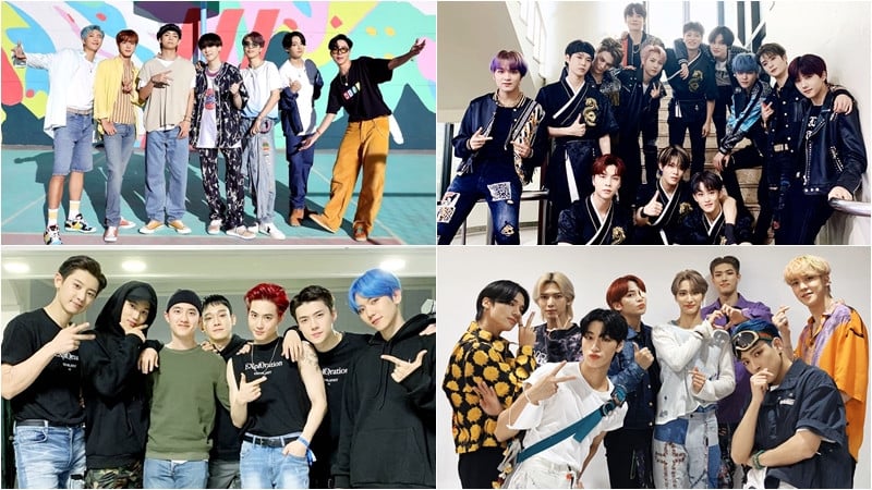 NCT, BTS, ATEEZ, EXO appear as the most tweeted performers within ...