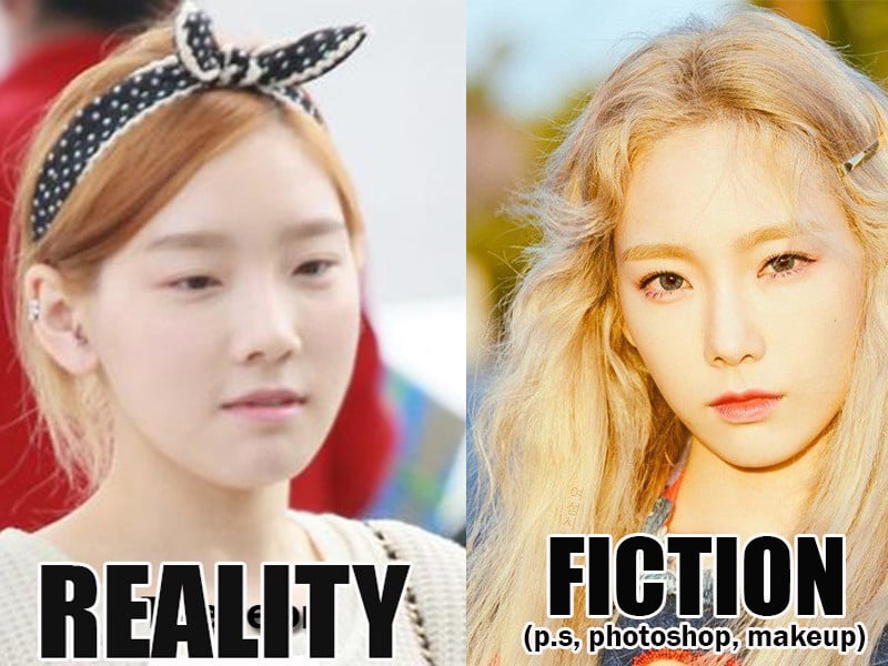 Netizen arched brows on female KPop idols with