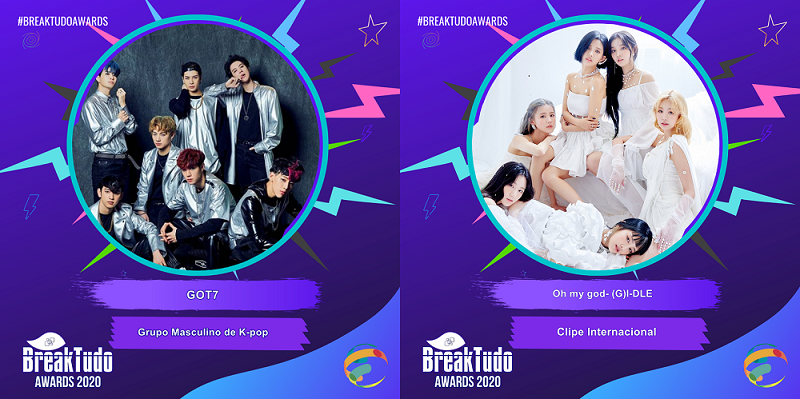 BreakTudo Awards 2020: GOT7 and (G)I-DLE wins Brazilian award for the ...