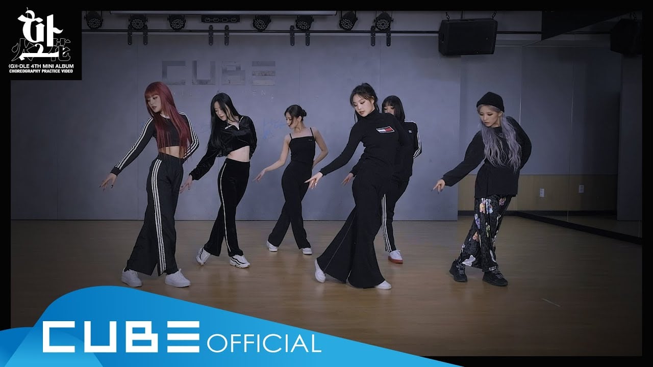 (G)I-DLE drop 'HWAA' choreography practice video | allkpop