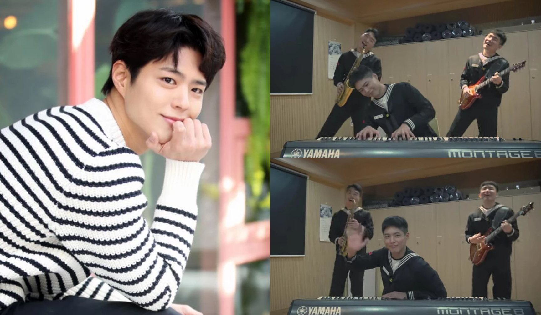 Park Bo Gum Is All Smiles In The Performance Video With The Navy Military  Band