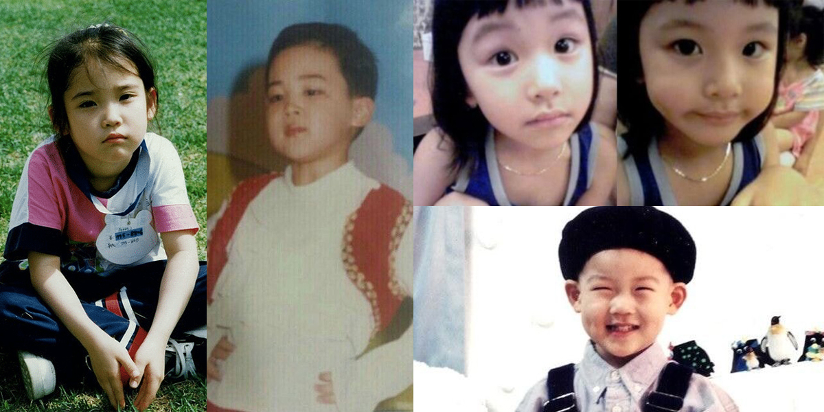 Fans are pretty sure these 'childhood' photos of their K-Pop idols were