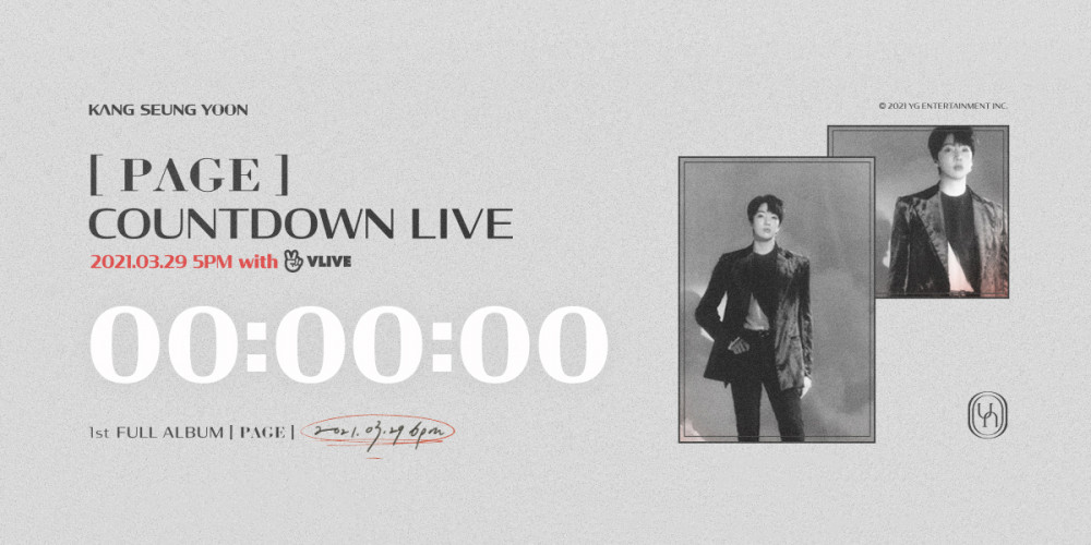 Count down to Kang Seung Yoon s first full album and countdown