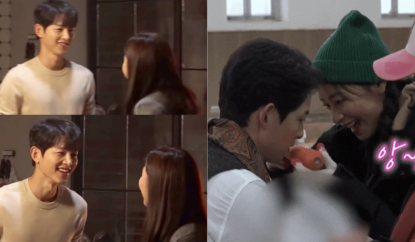 Netizens are loving Song Joong Ki and Jeon Yeo Bin's cute interaction