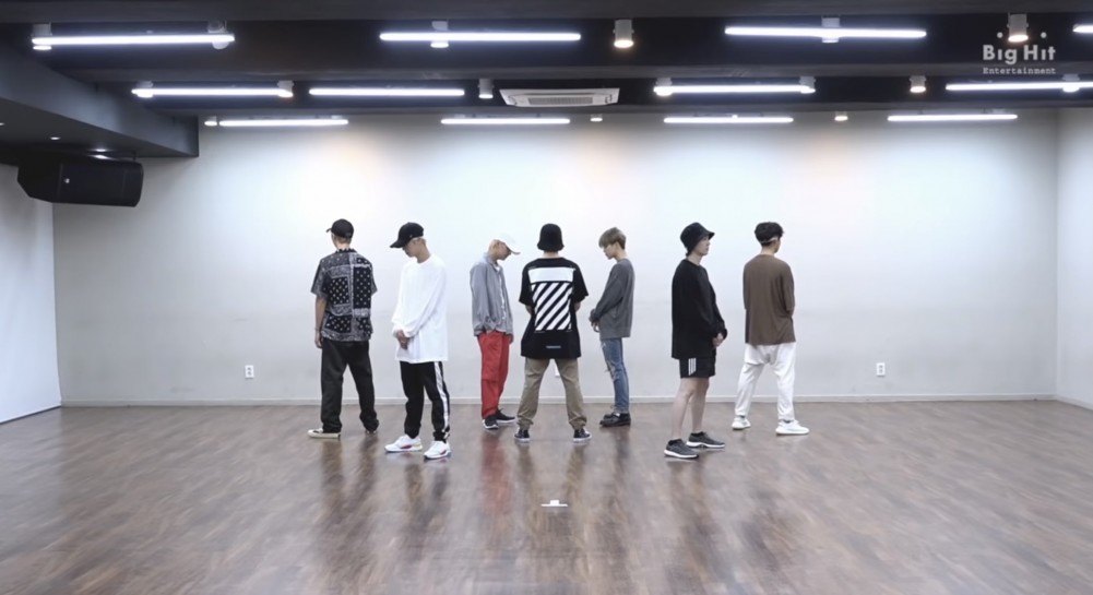 The evolution of BTS's practice room - from a small room to a beautiful