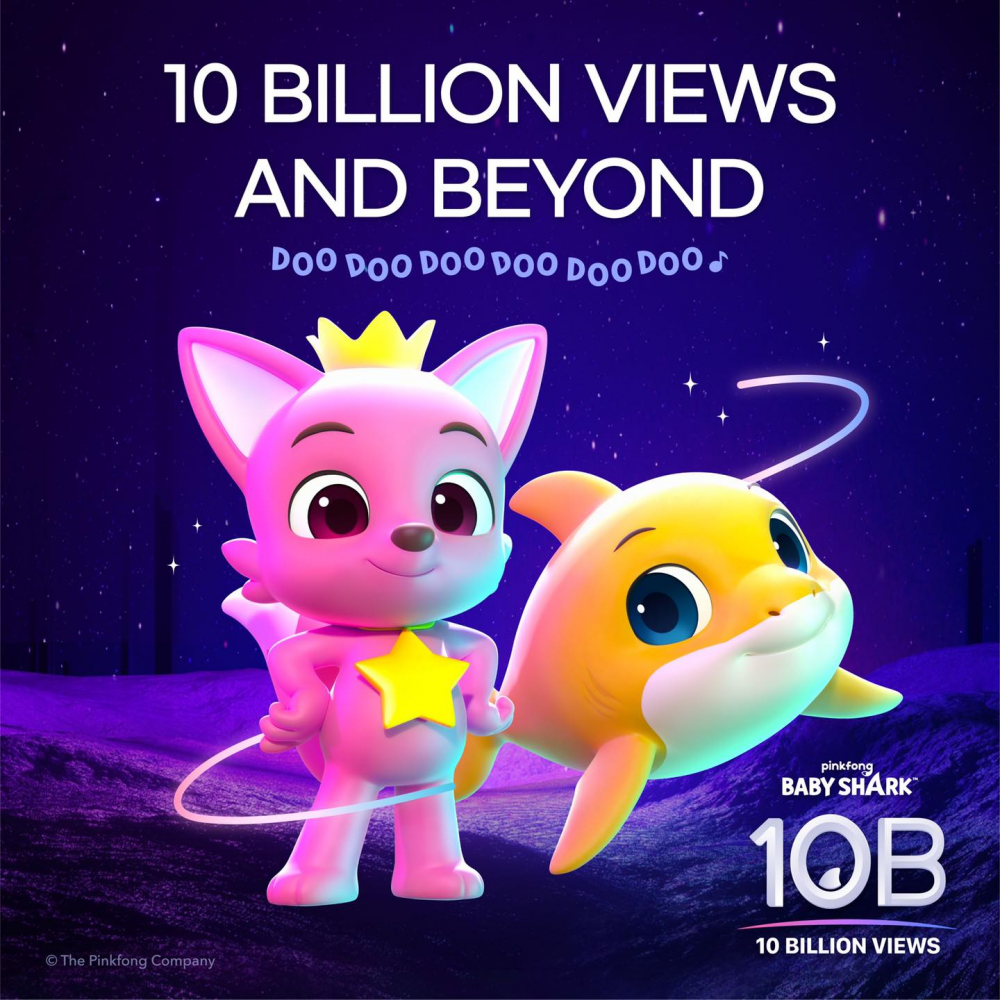 Pinkfong s Baby Shark Becomes The First Video In History To Hit 10 