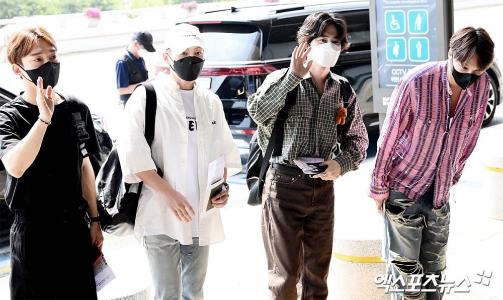 Airport Fashion: 'EXO' Returns to Korea Concluding Golden Disk