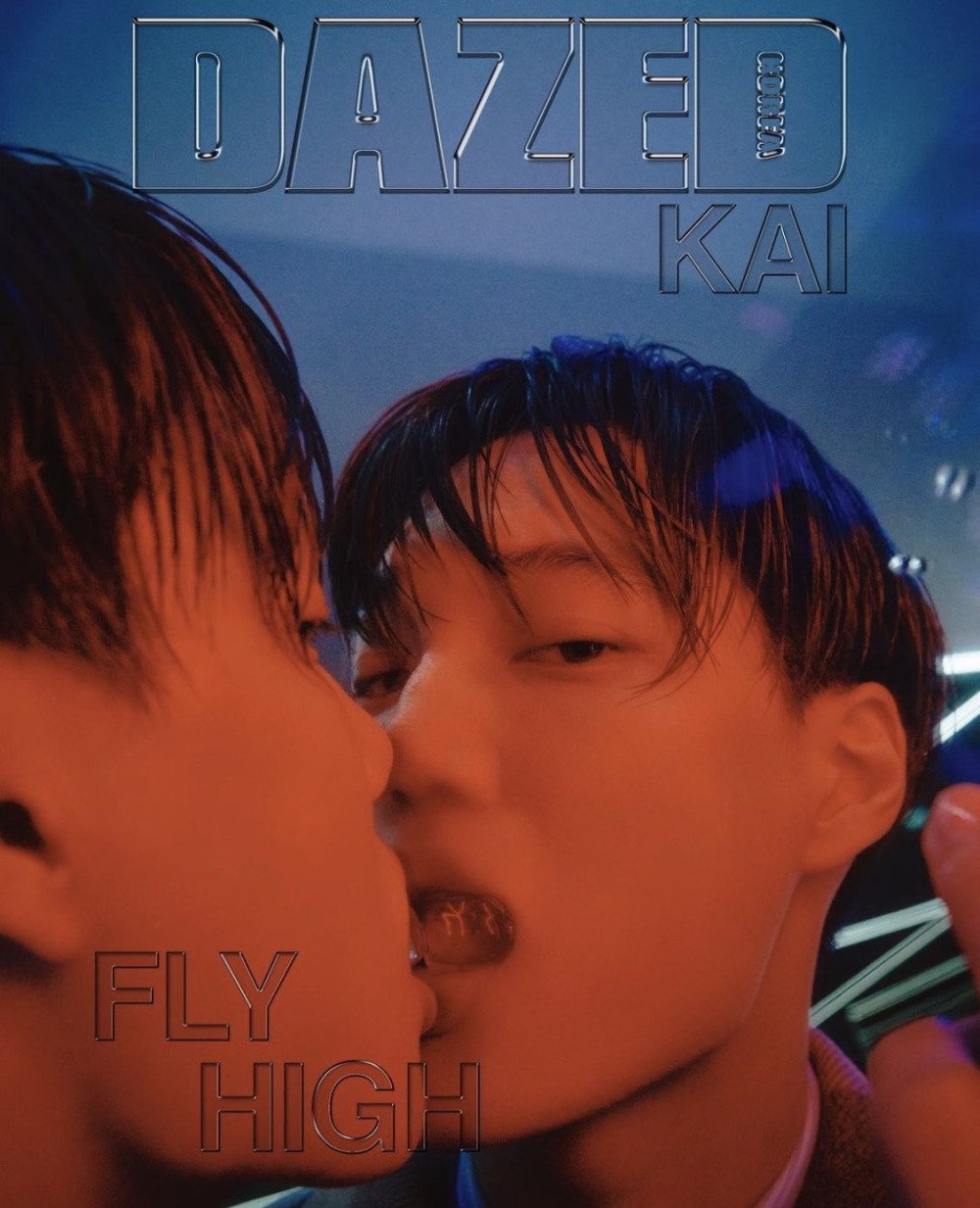 Gucci - Global Brand Ambassador KAI appeared on the cover of Dazed