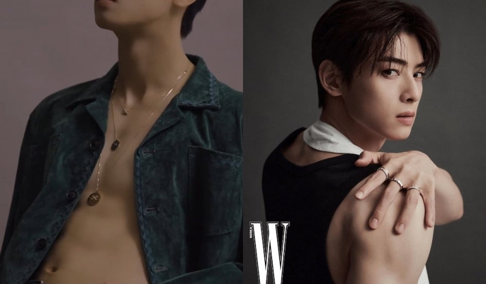 Astro's Cha Eun-woo goes shirtless in photos on social media