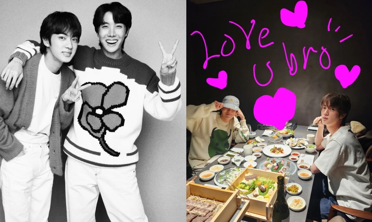 BTS's Jin Sends A Heartwarming Message To J-Hope While They Are