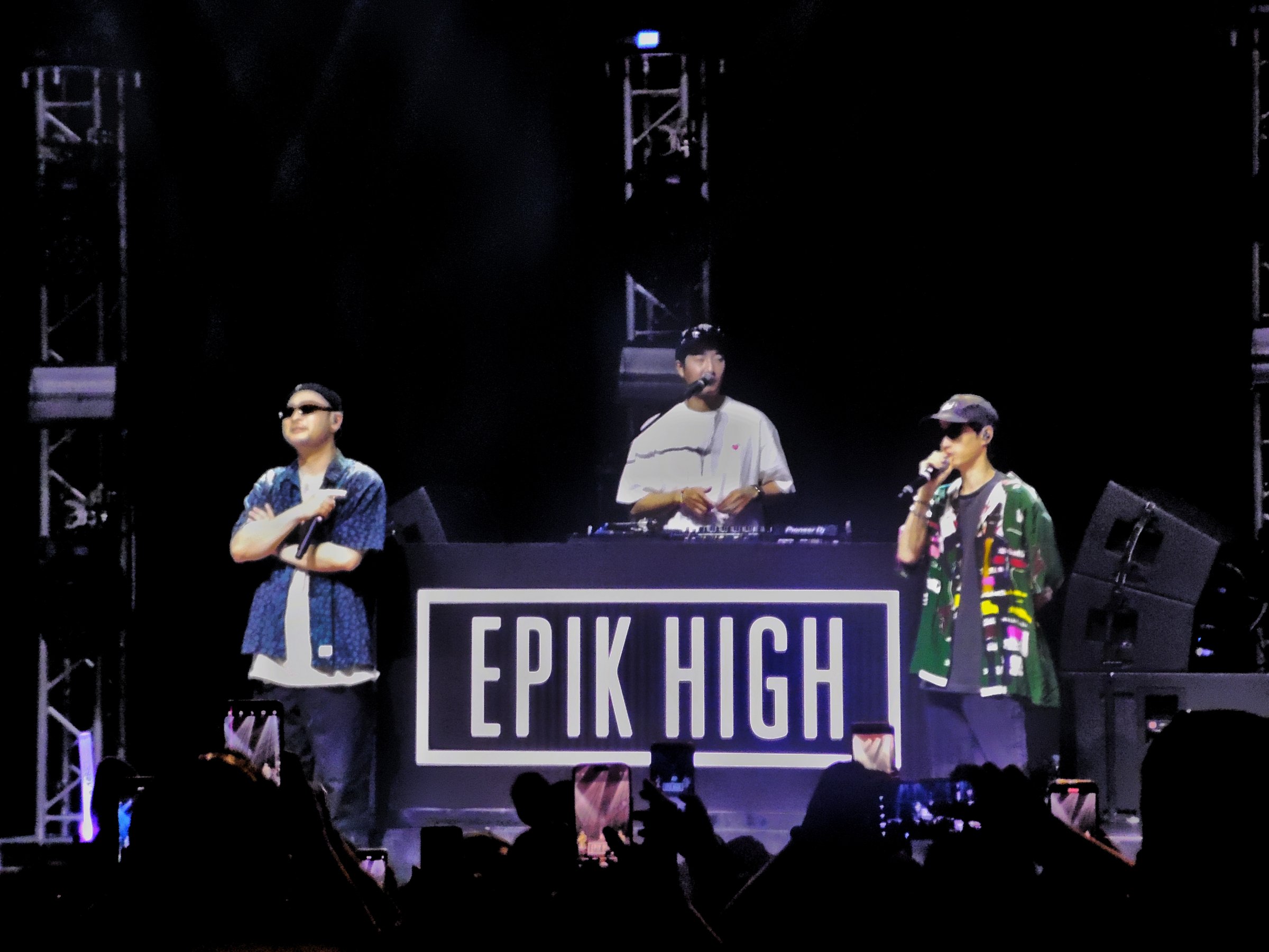 Epik High fires up the stage at their 'Epik High Is Here' show in