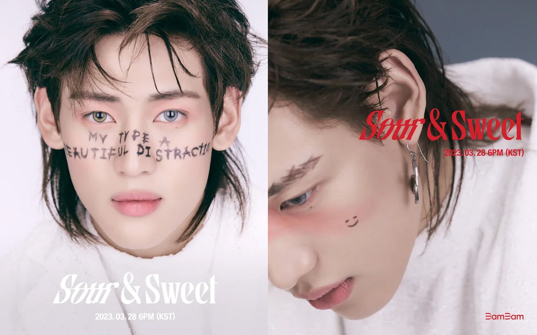 GOT7's BamBam Drops Title Posters For His 1st Full Album 'Sour & Sweet ...