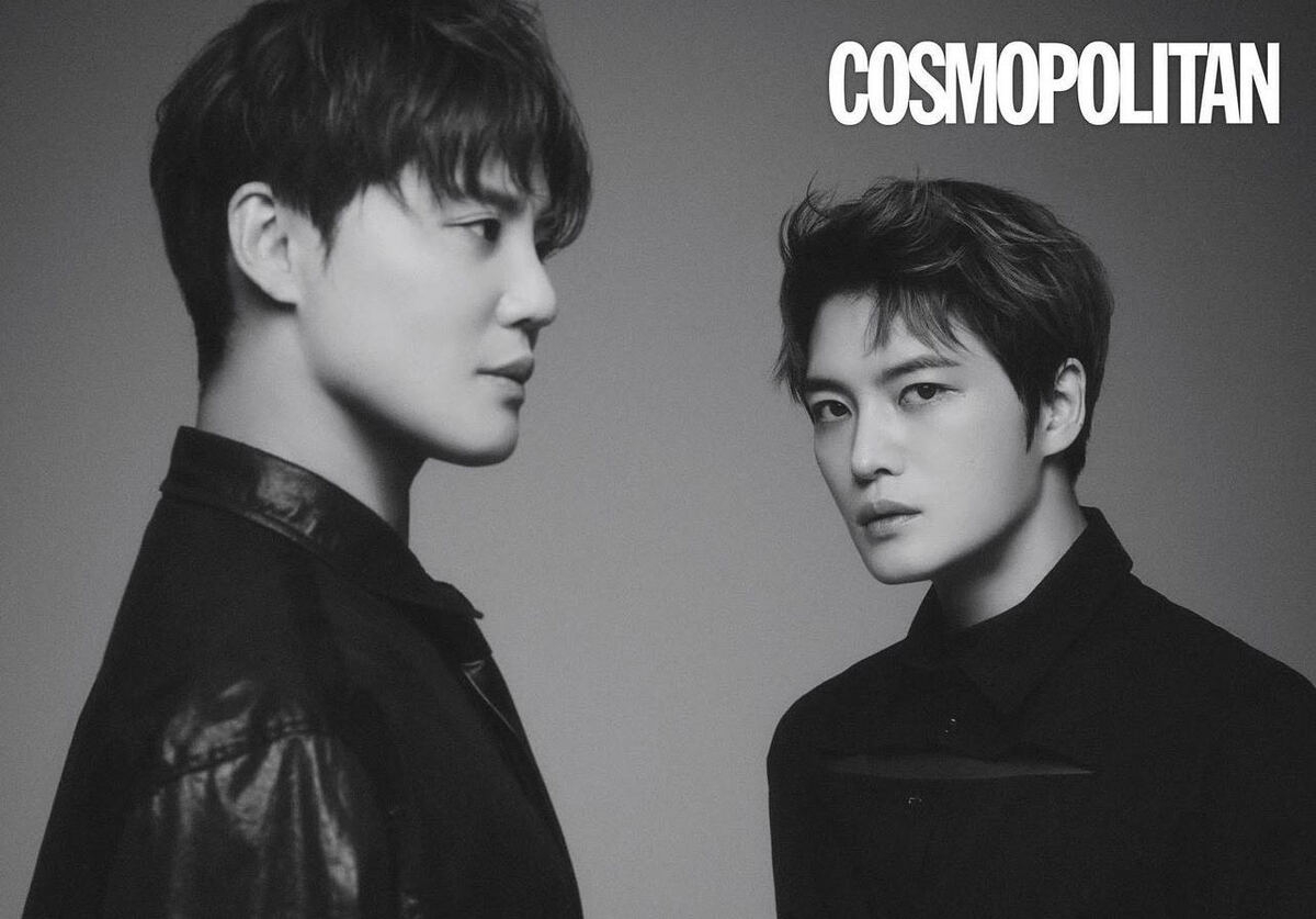 Jaejoong and Junsu shoot a pictorial with 'Cosmopolitan' for their 20th ...