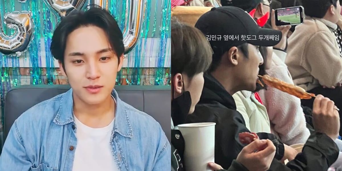 Seventeen's Mingyu hilariously denies that he ate two hot dogs at a ...