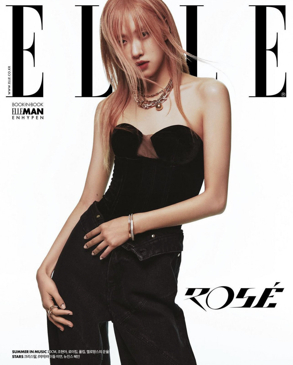 Blackpink Looks Pretty in Louis Vuitton Outfit for Elle Korea Magazine