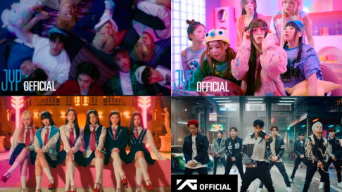 ATEEZ, BTS, Dreamcatcher, IVE, NMIXX, Stray Kids, TREASURE, 8TURN