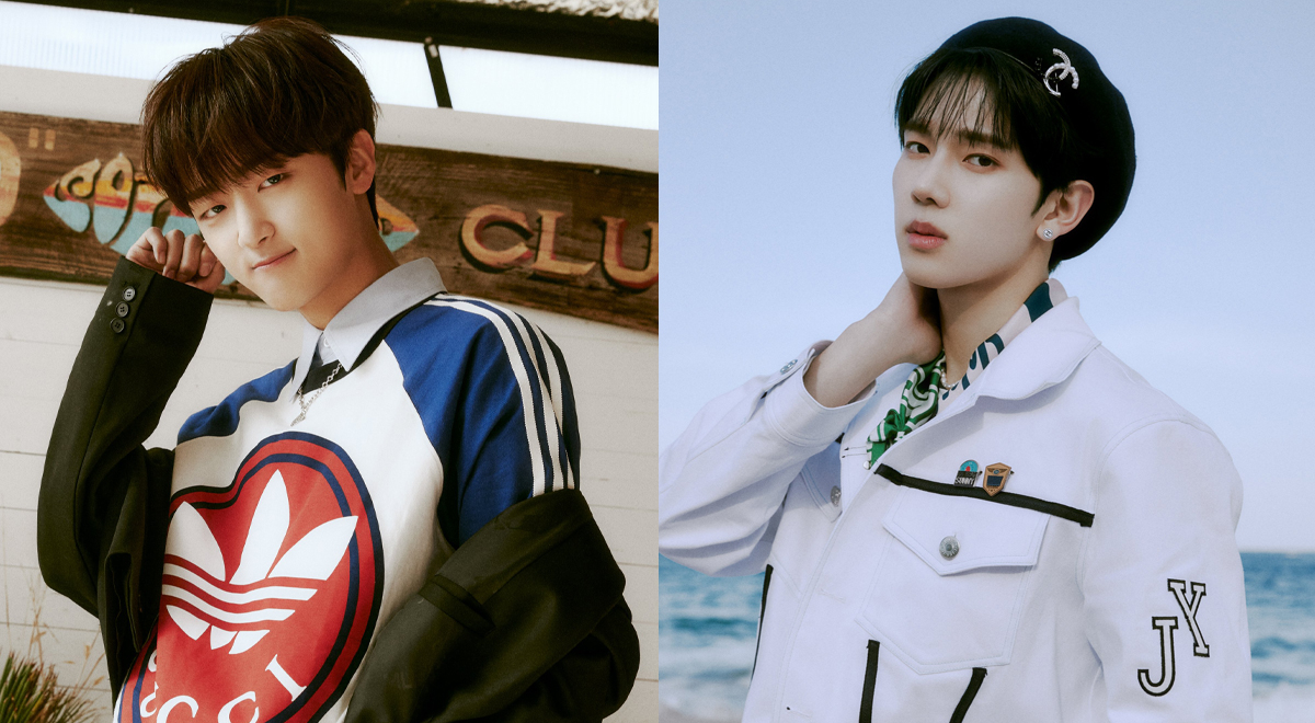 LUN8's JinSu & Chael hit the beach in 'WE' version concept photos for