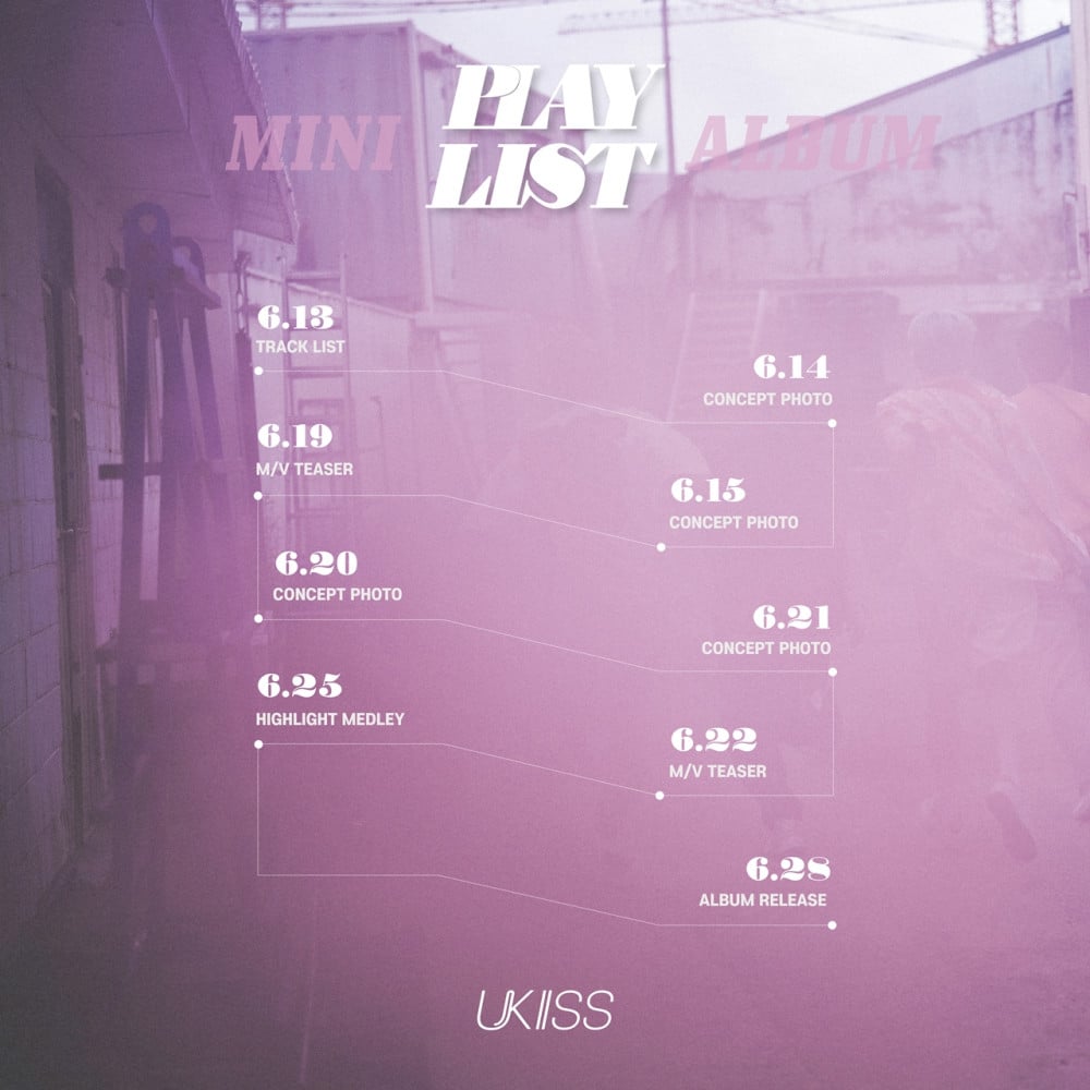 U-KISS drop 'PLAY LIST' 15th anniversary mini album track list