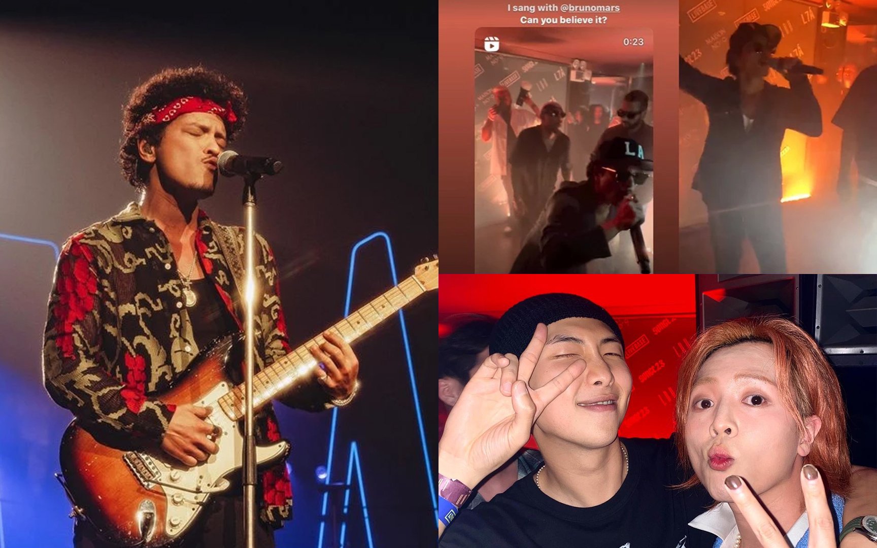 A StarStudded Guest List Flocks to Bruno Mars' Spectacular AfterParty in Seoul allkpop