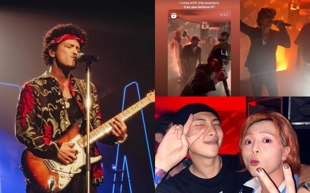 A StarStudded Guest List Flocks to Bruno Mars' Spectacular AfterParty