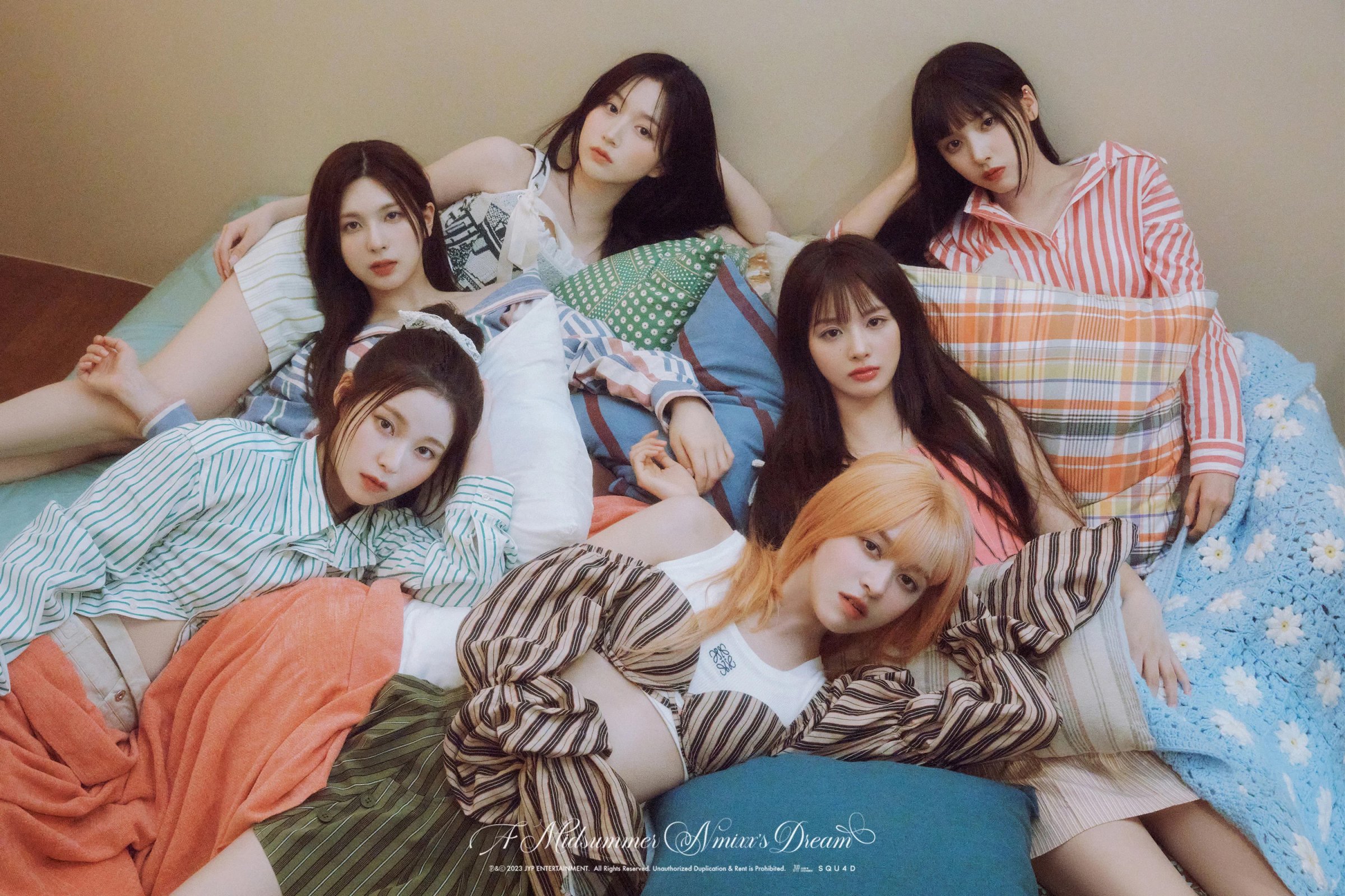 Nmixx Members Enjoy A Slumber Party In The New Concept Photos For A