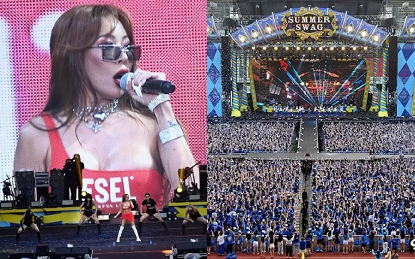 Jessi amazed by the spectacular scale of Psy's 'Summer Swag' concert