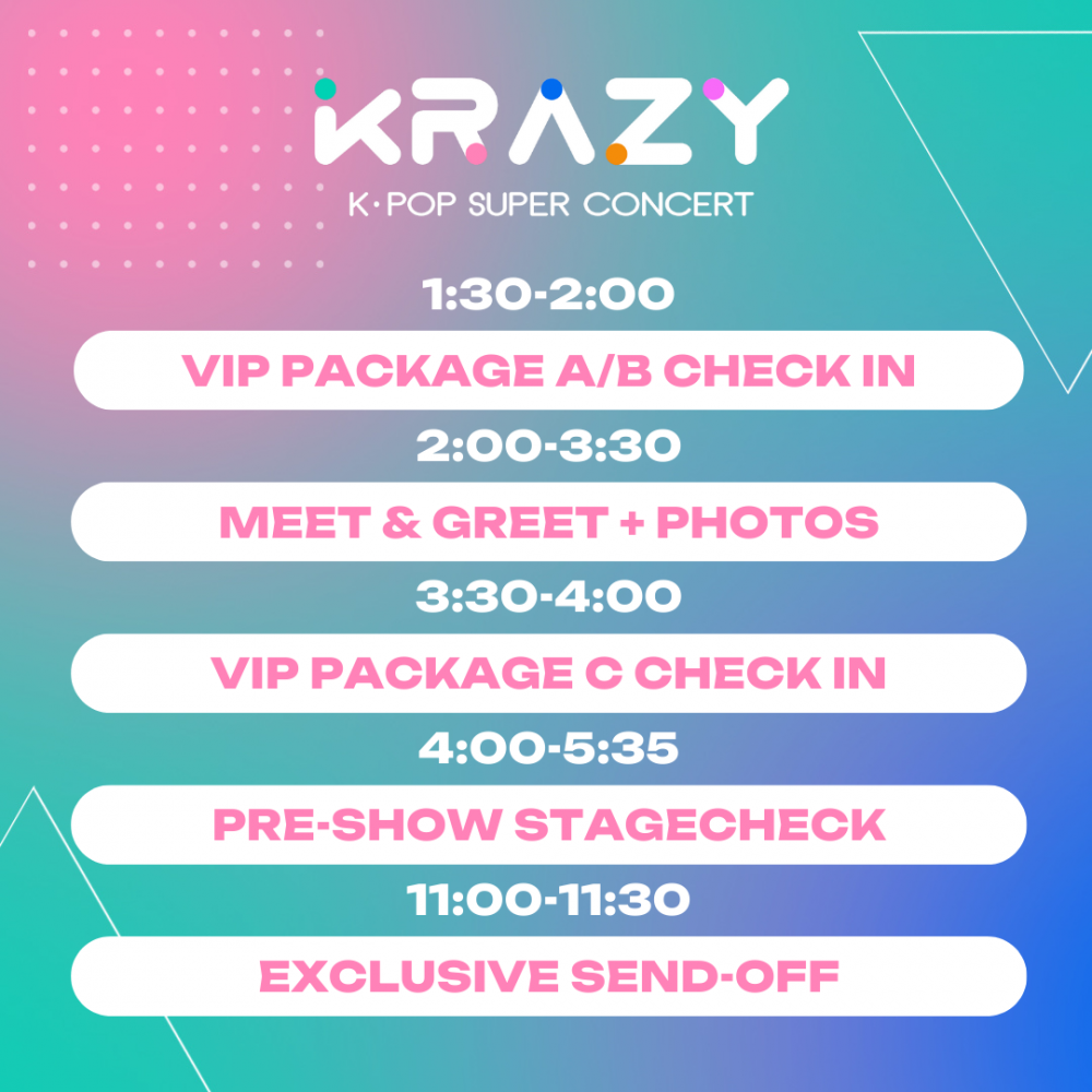 Krazy KPop Super Concert VIP Package details released! allkpop