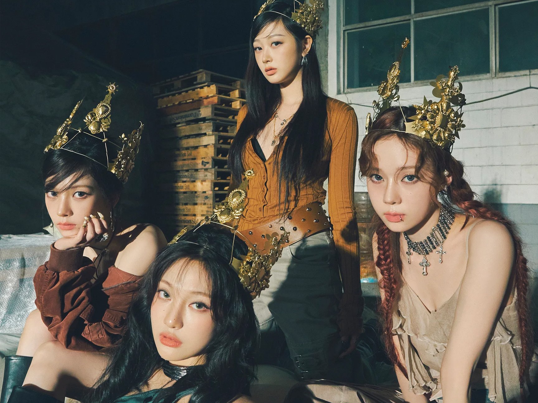 aespa rulers of their own universe in the latest group teasers