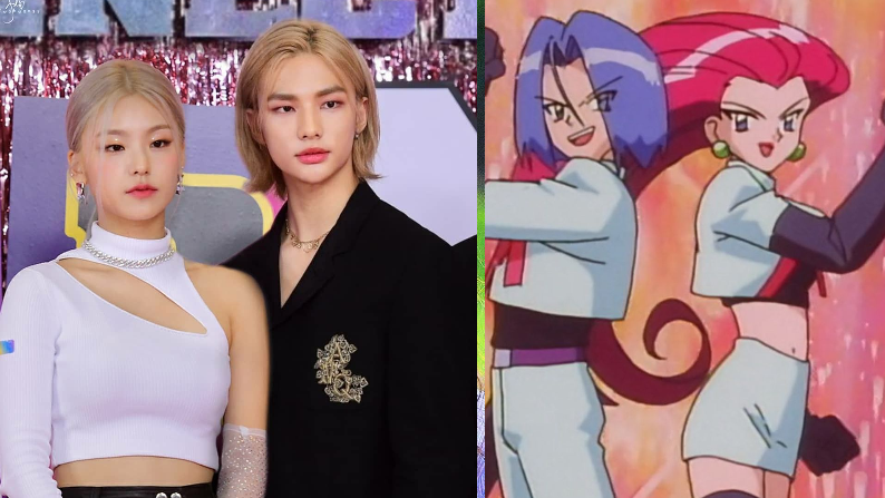 ITZY Yeji & Stray Kids Hyunjin as Team Rocket