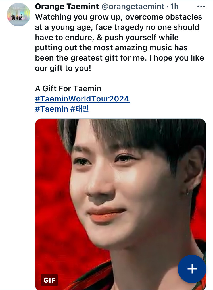 TAEMIN’s international fans sent a "GIFT TRUCK" to SM with messages of