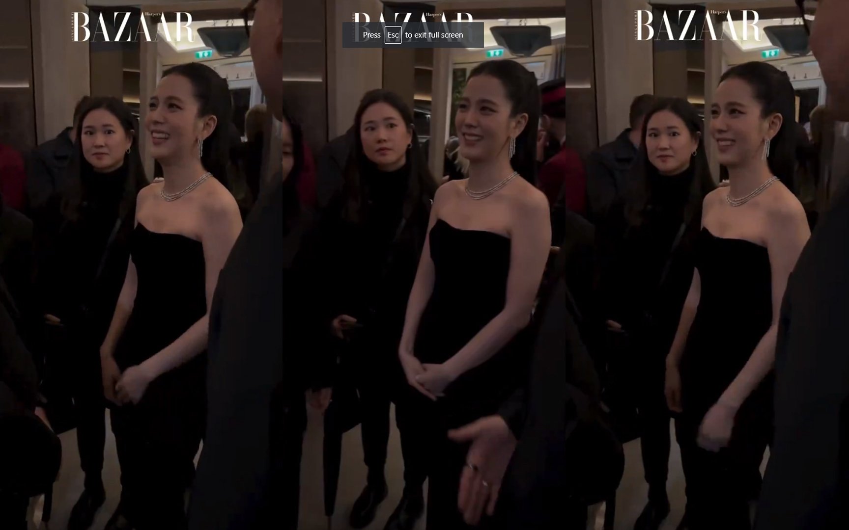 BLACKPINK s Jisoo dazzles in a stunning black dress at the Cartier