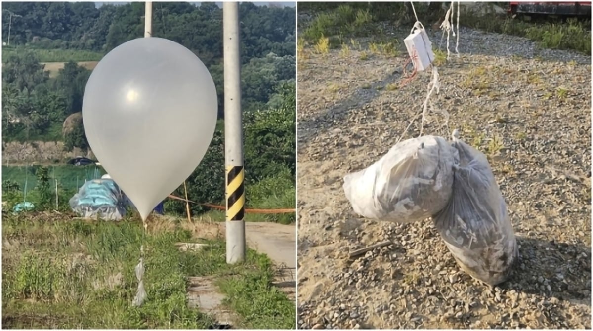 North Korea sends “poop balloons” towards South Korea