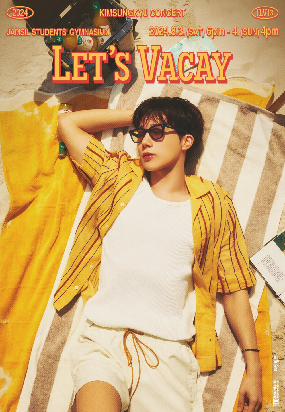 Kim Sungkyu LV3 Let's Vacay Poster 2