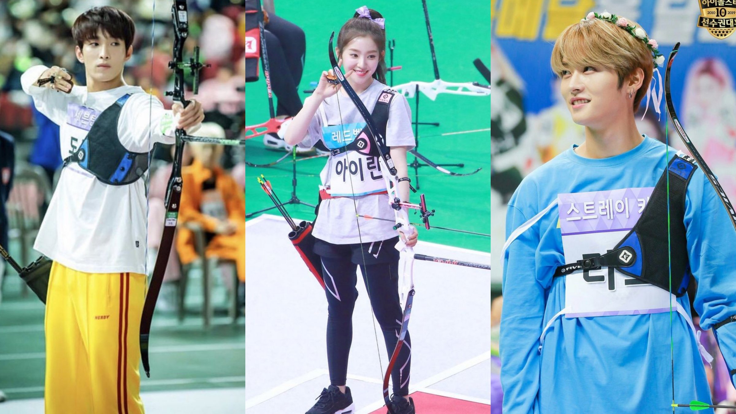 Bullseye! Idols who hit the Camera Lenses during the Archery ...