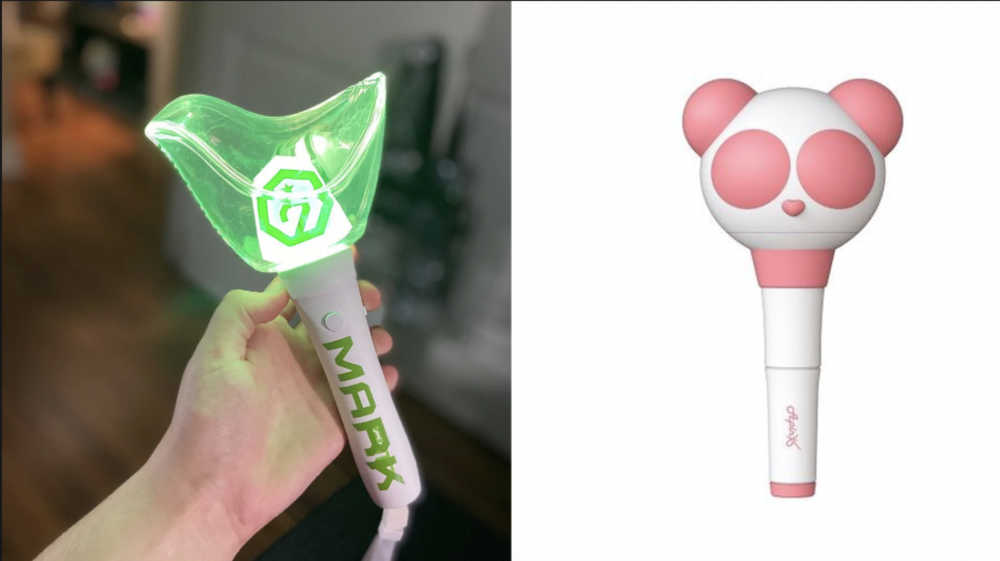 BLACKPINK and MAMAMOO Lightsticks