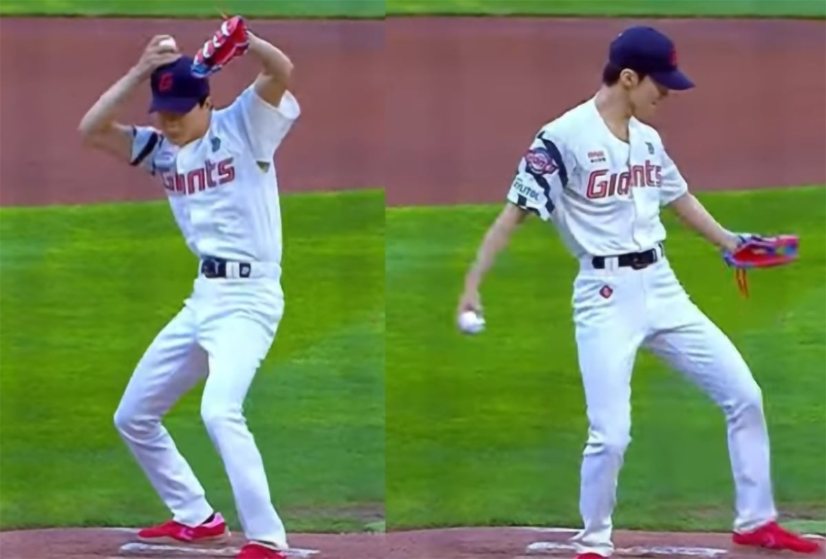 A complaint was filed because WINNER’s Lee Seung Hoon danced for 18 seconds before his ceremonial first pitch