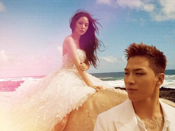 Taeyang and Min Hyo-Rin