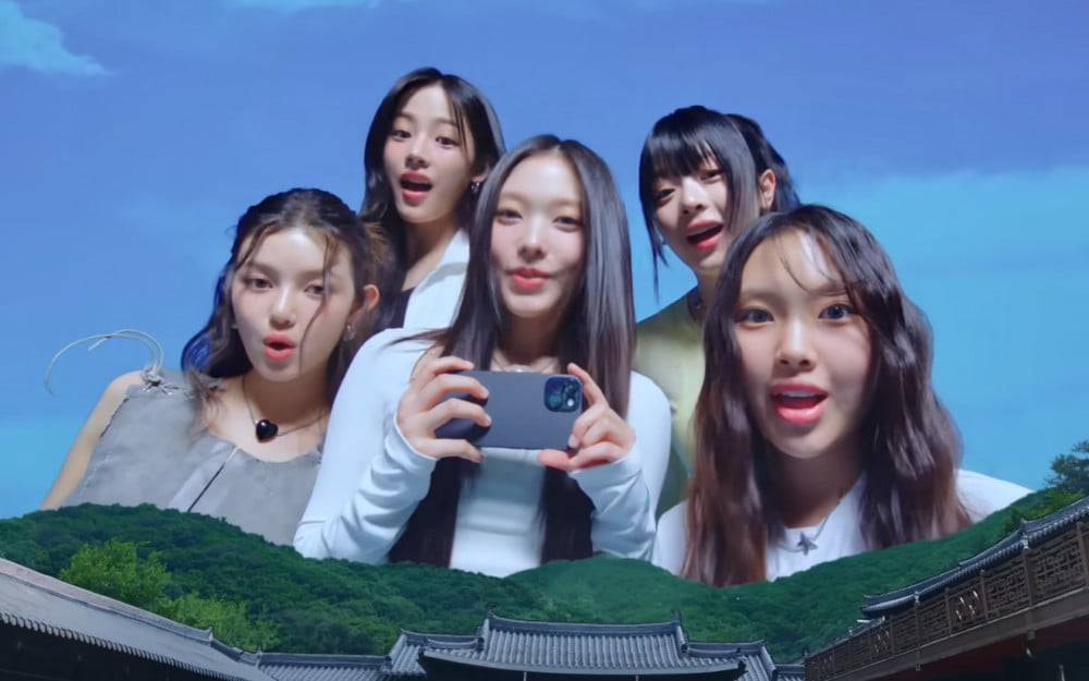 A complaint was filed because NewJeans used a non-Korean iPhone in a Korea Tourism ad